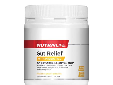 NutraLife Gut Relief Orange Mango Oral Powder 180g Online now