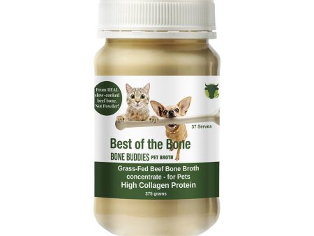 Best of the Bone Bone Buddies Pet Bone Broth Beef Concentrate 375g Hot on Sale