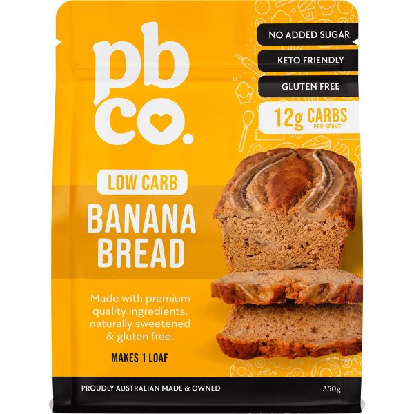 PBCO Banana Bread Mix Low Carb 350g For Cheap