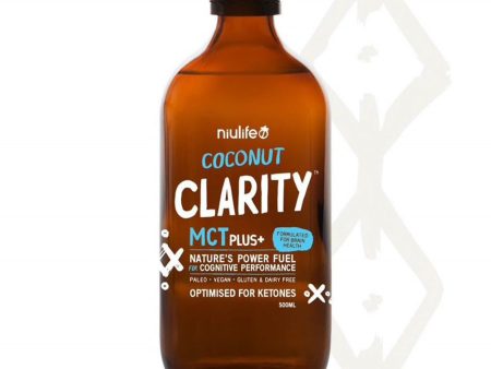 Niulife Coconut MCT+ Oil Clarity 500ml x 6 bottles Online now