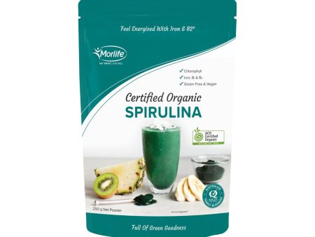 Morlife 100% Organic Spirulina Powder 250g Fashion