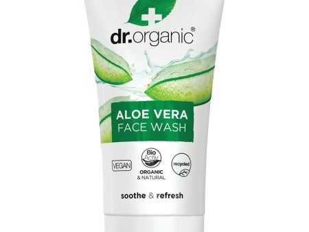 Dr Organic Face Wash Aloe Vera 150ml Hot on Sale