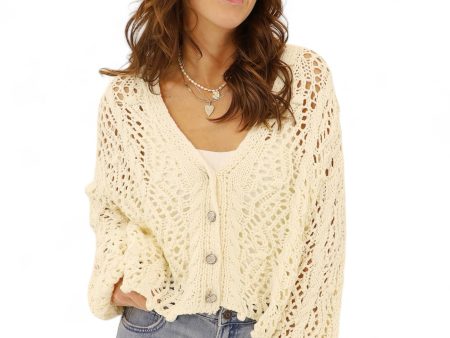 Boheme Knit Sweater In Cream Discount