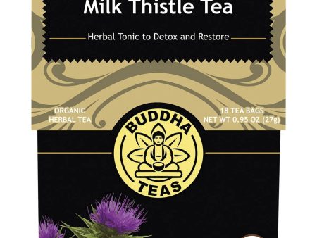 Buddha Teas - Organic Herbal Tea Bags Milk Thistle Tea 18pk Cheap