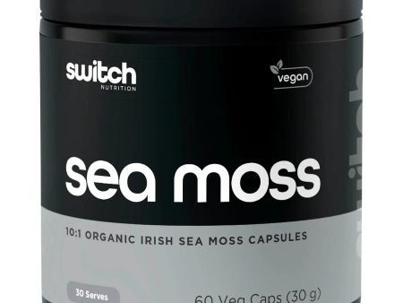 Switch Nutrition Sea Moss 10:1 Organic Irish Sea Moss Capsules 60 Caps Online now