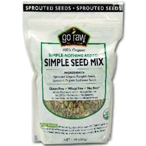 Go Raw Simple Seed Mix, Sprouted, Organic - 6 x 1 lb. Online Sale