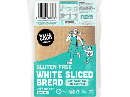 Well & Good - Gluten Free Sliced White Bread 300g Online now