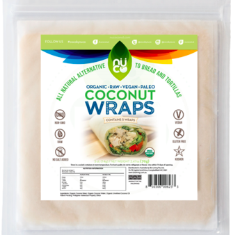 Nuco Organic Coconut Wraps 5pk For Sale