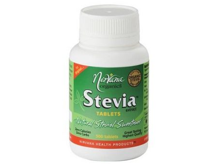 Nirvana Organics Stevia Value Pack 500 Tablets Supply