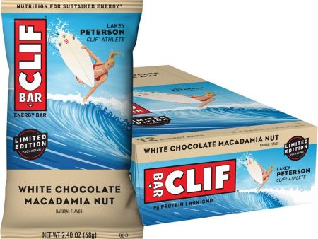 Clif Bar White Chocolate Macadamia Energy Bar 12x68g Supply