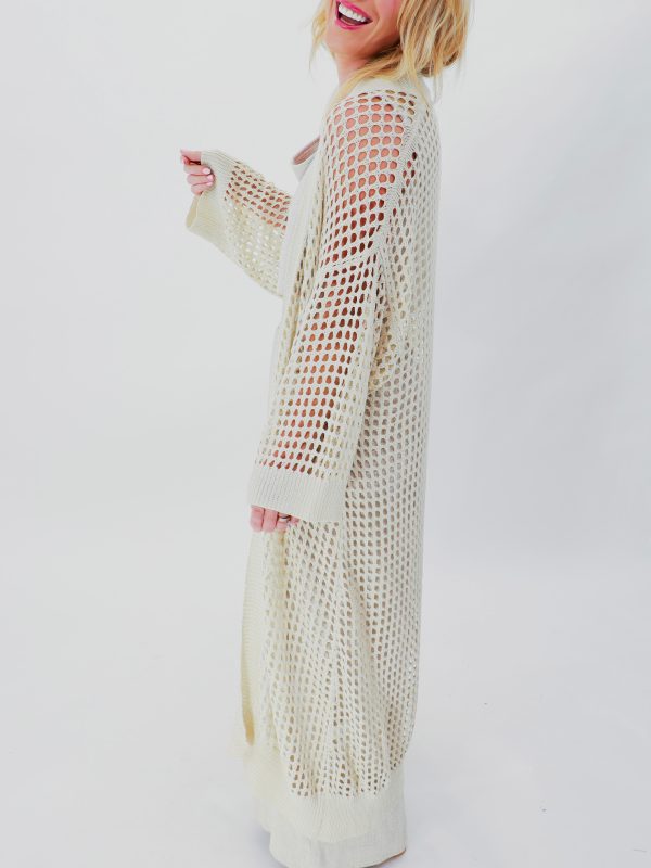 Kimmie s Open Knit Kimono Online now