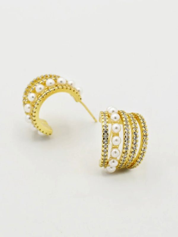 Sicily Pearly Hoop Online Hot Sale