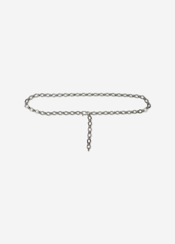 Silvery chain belt Online Hot Sale