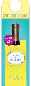 Knock Knock: Knock Knock Make a Toast Wine Gift Tags [2013] on Sale