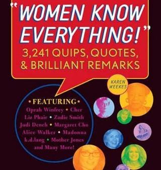 Karen Weekes: Women Know Everything! [2007] paperback Online Sale